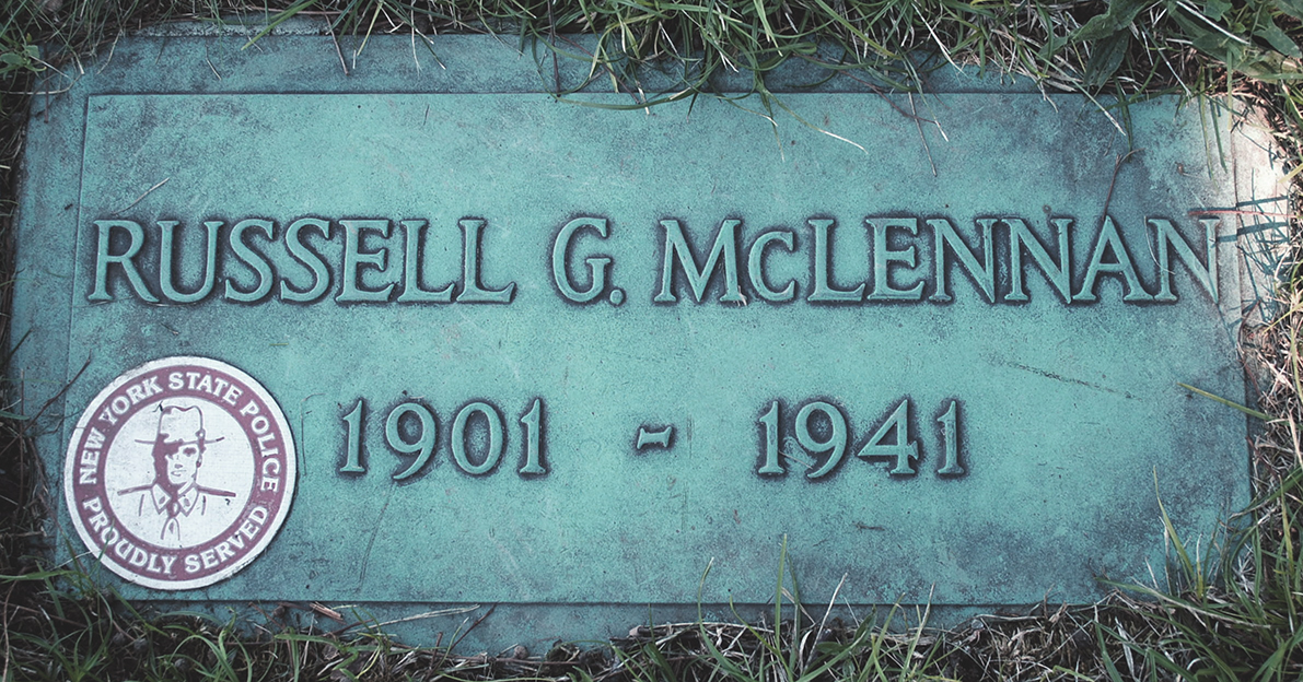 Photo of headstones/Russell G McLennan 1901 - 1941 hdstn Buffalo Forest Lawn Cem NY